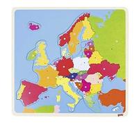 GOKI- Puzzles de maderaPuzzles de maderaGOKIPuzzle Europa, Multicolor (1)