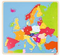 GOKI- Puzzles de maderaPuzzles de maderaGOKIPuzzle Europa, Multicolor (1)