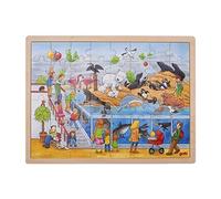 GOKI- Puzzles de maderaPuzzles de maderaGOKIPuzzle, Visita en el zoológico, Mult