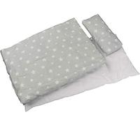 GOKI- Ropa de Cama para muñecas, Cielo Estrellado Decoración, Color Gris, S (51517)