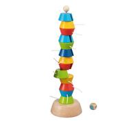 GOKI- Torre de Equilibrio Tugie Formas y Colores, Multicolor, Small/Medium (56752)
