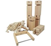 GOKI- Torre de Froebel, 2-16 Jugadores, en Bolsa de algodón No Aplica Juegos de acción y Reflejos, Multicolor, único (63882)