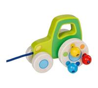 goki Juguete para arrastrar Tractor madera