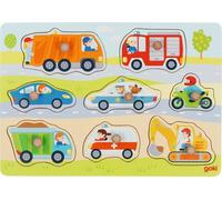 GOKI- Vehículo, Encaje No Aplica Juegos de acción y Reflejos, Multicolor, único (57400)