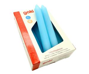Goki Vela, Cera, Azul, 10 10 piezas A talla única (Importación USA)