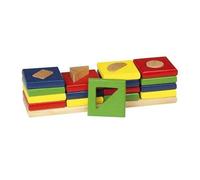 goki WM034 - Sortierspiel - Farben und Formen, Die 4 Türme