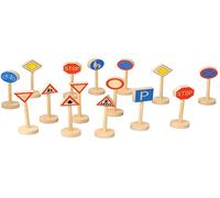 Goki WM397 kit de figura de juguete para niños - Kits de figuras de juguete para niños (3 año(s), Multicolor, Niño/niña, Madera, 240 g, 15 pieza(s)) , color/modelo surtido