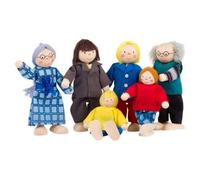GoKi Wooden Flexible Puppets City Family (Importación USA)