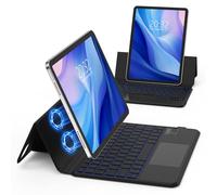 GOKOCO Funda magnética con teclado para iPad Air (M2) de 11 pulgadas, funda con teclado para iPad Pro de 11 pulgadas 4./3./2./1.Gen y Air 5./4.Gen, trackpad multitáctil y teclado iluminado de 7