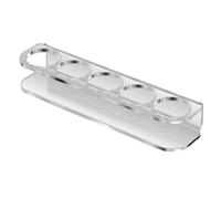 Gokoti Estante Almacenamiento para Viales Insulina, Soporte Organizador 5 Ranuras, Compatible con Viales U-100 10 Ml Estándar, Acrílico Duradero, Paquete 1 Que Ahorra Espacio