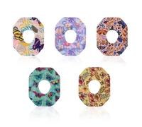 Goktvai 10 Unidades Parches Adhesivos para Dexcom G7, Estampado Mariposa Overpatch Sensor Coberturas Antitranspirante Monitor Overpatch Pegatina Compatible con Dexcom Accesorios (5 Estilos)
