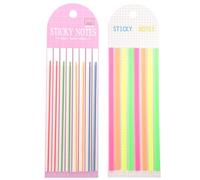 Goktvai 1280uds Notas para Localizar Líneas de Mahjong, Fluorescentes Brillantes Tiras Adhesivas Grabables Portátiles Marcador de Línea Mahjong para Jugadores y Principiantes