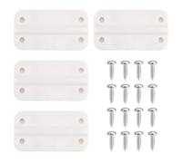Goktvai 4 Bisagras Plástico Neveras para Igloo 50-165 QT, 5,9x3,2cm Bisagras Congelador con 16 Tornillos Piezas Repuesto Accesorios Neveras Camping para Igloo Refrigerador
