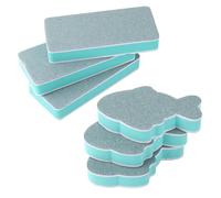 Goktvai 6uds Herramientas Limpieza Pecera, Doble Cara EVA Acuario Esponja Cepillo Cristal Pecera Fregador Limpiador Esponja para Acuario Cristal & Hogar Cocina Oficina