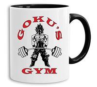 Goku Golds - vaso cafetera regalo Mug Son Ruffy Luffy Zoro Saitama One Dragon Master Goku Ball Vegeta Roshi Piece Db, Farbe2:Blanco