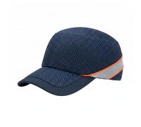 GOL-SIV Gorra de seguridad, carcasa de ABS con espuma EVA que absorbe los golpes, malla transpirable y tiras reflectantes de alta visibilidad, ajustable de 57,9 a 62 cm, certificado EN812, para