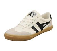 Gola Badminton - Zapatillas casuales para hombre en blanco roto y negro, talla 8 de Reino Unido