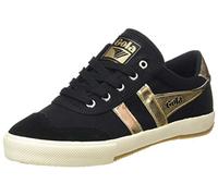 Gola Bádminton, Zapatillas Mujer, Negro/Dorado, 41 EU