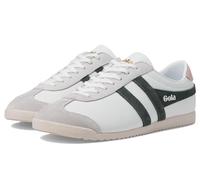 Gola Bullet Pure, Zapatillas de Moda Mujer, White/Evergreen/Chalk Pink, 42 EU
