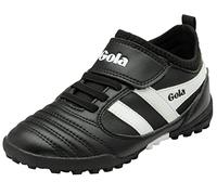 Gola Ceptor Turf QF - Tenis de fútbol para niño, Color Negro y Blanco, Talla 9, Negro y Blanco, 27 EU