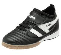 Gola Ceptor TX Qf (Cierre rápido), Fútbol Niño Unisex niños, Negro y Blanco, 28 EU