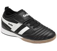 Gola Ceptor TX Qf (Quick Fasten), Fútbol para niños, Negro y Blanco, 29 EU