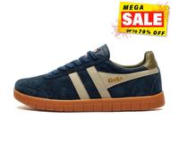 Gola Classics Hurricane Suede Zapatillas De Hombre Retro De Cuero Color Marino