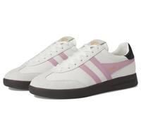 Gola Cyclone Leather, Zapatillas de Moda Mujer, White/Candy/Black/Dark Gum, 40 EU
