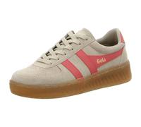 Gola Grandslam Suede para mujer, Hueso/Coral/Goma, 7.5