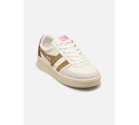 Gola Grandslam Trident, Zapatillas de Moda Mujer, White/Brown Sugar/Dusty Rose, 40 EU