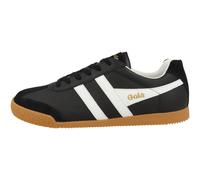 Gola Harrier Leather, Zapatillas de Moda Hombre, Black/White/White, 44 EU