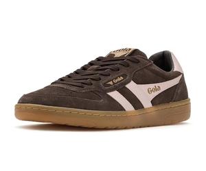 Gola Hawk Suede '86 para mujer, moca/rosa tiza/chicle, 6