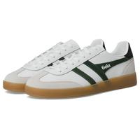 Gola Hombre Viper Leather Zapatillas, Blanco Verde Persistente Negro Borrador, 46 EU