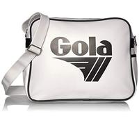 Gola Redford, Bolso Unisex Adulto, Blanco (White/Black), W36cm x H27cm