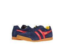 Gola Tenis Harrier para hombre, Azul marino/rojo/sol, 11.5