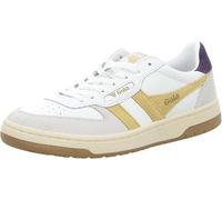 Gola Tenis Hawk para mujer, Blanco/Polen/Ciruela, 9.5