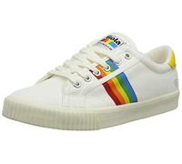 Gola Tenis Mark Cox Rainbow II, Zapatillas Mujer, Off White Multi, 41 EU
