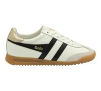 Gola Torpedo Leather, Zapatillas de Moda Mujer, Off White/Black/Gold, 38 EU