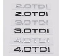 GOLCD 1 Emblema para Puerta Trasera de Coche, para 1.9, 2.0, 2.7, 3.0, 4.0 TDI.