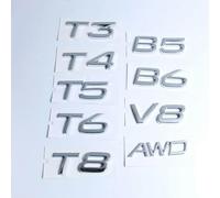GOLCD 1 Pieza de calcomanía con Emblema y Letras para Coche con tracción en Las Cuatro Ruedas y Desplazamiento, para Volvo XC60 XC90 S80 S60L