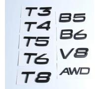 GOLCD 1 Pieza de calcomanía con Emblema y Letras para Coche con tracción en Las Cuatro Ruedas y Desplazamiento, para Volvo XC60 XC90 S80 S60L
