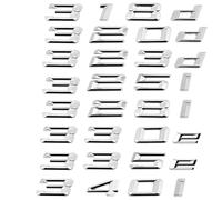GOLCD 1 Pieza de Letras metálicas para el Logotipo del Coche, para el Maletero, el Guardabarros, el Emblema y la Insignia Adhesiva.