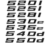 GOLCD 1 Pieza de Pegatinas con Emblema y Letras para el Maletero del Coche, para BMW Serie 5 520i, 525d, 528i, 530i, 535i, 540d, 530e y 535e.
