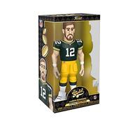 Gold 12" NFL: Packers - Aaron Rodgers - 1/6 Odds for Rare Chase Variant | Merchandising Oficial - Juguete Coleccionable - Idea de Regalo de Cumpleaños para Fans y Coleccionistas