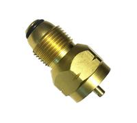(Gold 1PC)Propane Refill Adapter Universal Camping Gas Burner Brass Coleman Stove Naturehike Propane