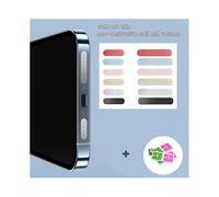 (Gold)8pcs Universal Metal Phone Speaker Anti Dust Mesh Sticker For Iphone 13 12 11pro