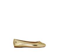 Gold Bailarina Jayna de piel de napa EU 37.5