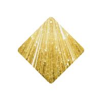 Gold Bling Printing - 10 hojas aromáticas para ambientador de coche, accesorios para colgar en el coche con cuerdas para decoración