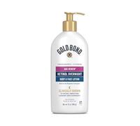 Gold Bond Age Renew Retinol Overnight Body & Face Lotion, With Retinol & Peptide Complex, 13 oz