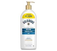 Gold Bond - Loción hidratante nutritiva con aloe hidrata y suaviza la piel seca y proporciona protección instantánea 24 horas.